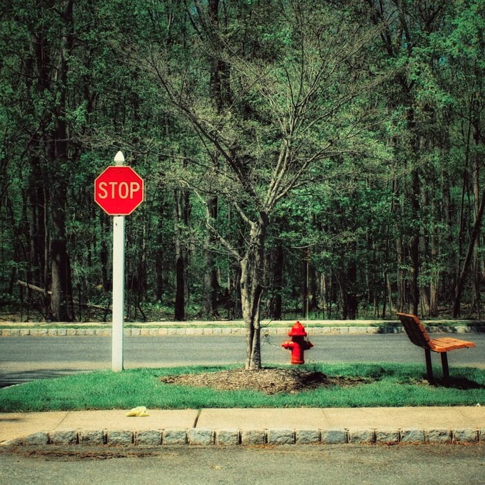 red traffic sign